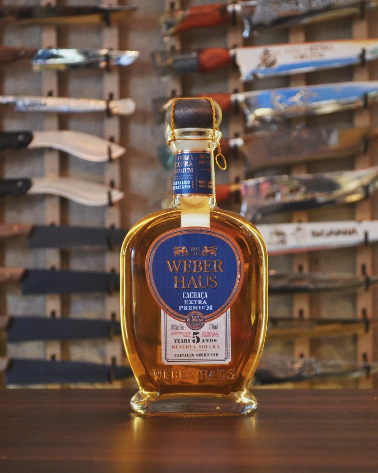 Cachaça Weber Haus Extra Premium 5 anos